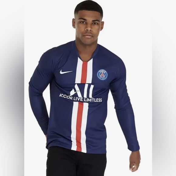 Nike Paris Saint Germain PSG 2019/20 Home Soccer Jersey AJ5682-411 Mens sz Large - Picture 1 of 4